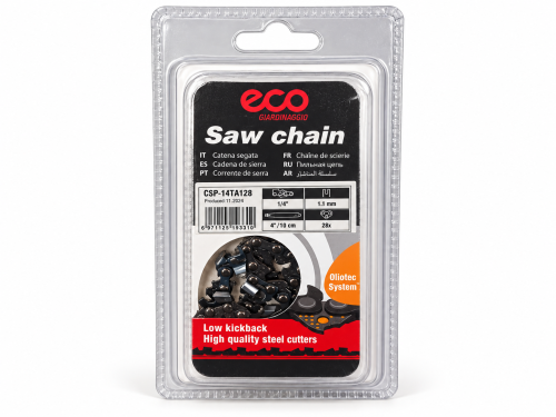 Цепь пильная ECO CSP-14TA128, 10 см (4″), шаг 1/4″, 1,1 мм, 28 звеньев