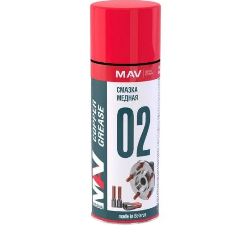MAV смазка медная copper grease, 520 мл, аэрозоль