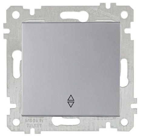 Переключатель на два направления, пруж. зажимы, нержавеющая сталь2200 403 0182 Rita