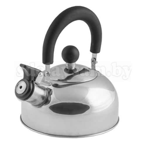 Чайник со свистком нержавеющая сталь 1.2 л серия Holiday  серебристый металлик PERFECTO LINEA