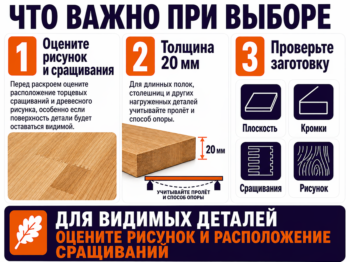 Мебельный щит из дуба сращённый, 2200×300×20 мм, сорт 1/3 фото 5