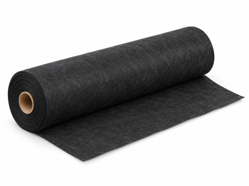Геотекстиль ECOTEX GEO 60, чёрный, ширина 1,6 м, 40 м²