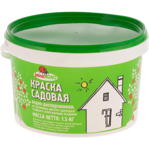 Краска садовая 1,5 кг bonaAGRO