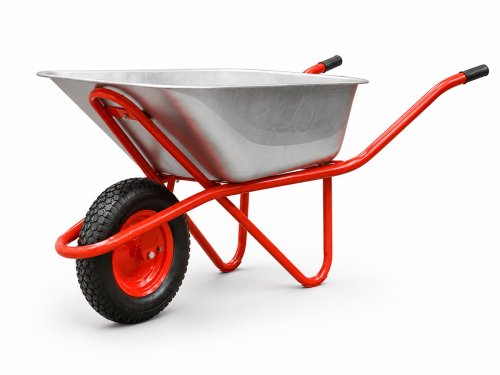 Тачка строительная ECO WB301-1 (130л, 300кг, 1 пневмоколесо 4.00-8)