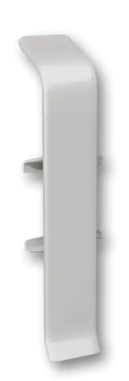 Соединитель  для плинтуса 70мм "Идеал Деконика", 002 Светло-серый