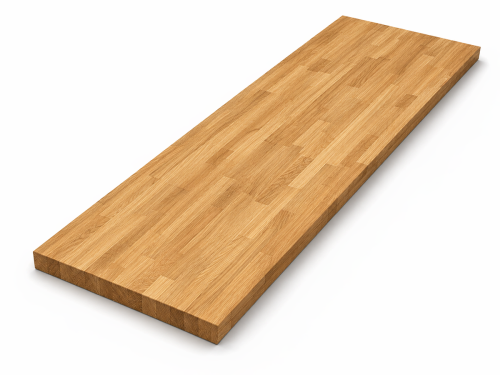 Мебельный щит из дуба 2200×600×40 мм, сорт 1/3, сращённый