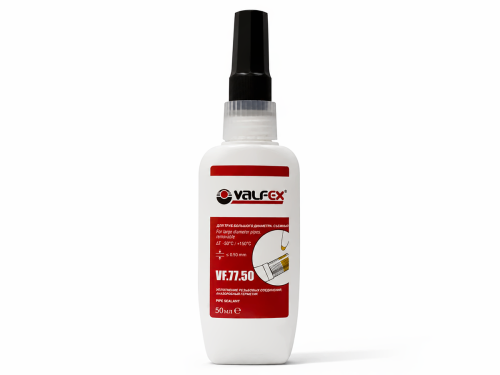 Анаэробный клей-герметик VALFEX VF.77.50, жёлтый, 50 мл