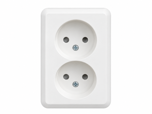 Systeme Electric розетка двойная Blanca BLNRA000217, без заземления и шторок, 16 А, 250 В