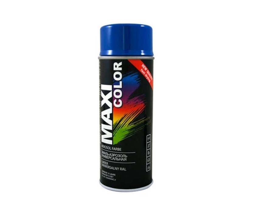 Эмаль-аэрозоль универсальная MAXI COLOR RAL5002 5002MX 400мл (Синяя)