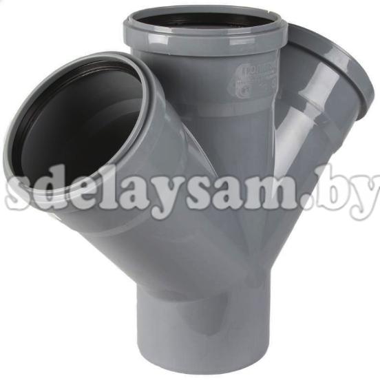 Крестовина канализационная ПП 110х110х110х45