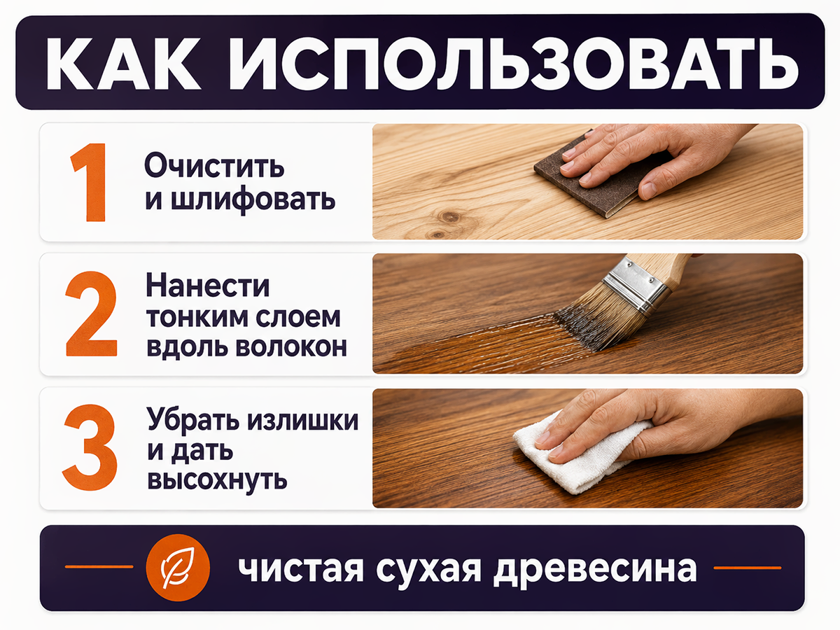 Масло деревозащитное NEOMID Premium, орех, 0,75 л фото 4