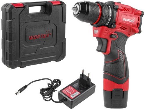 Дрель-шуруповёрт аккумуляторная WORTEX LX BD 1215-1 Li, 12 В