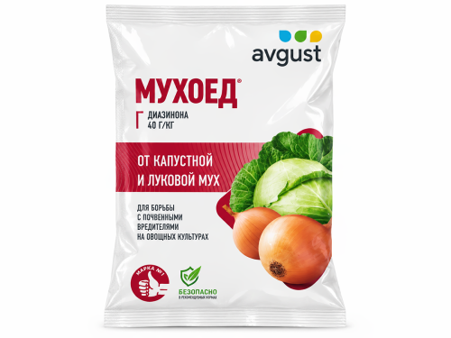 Август почвенный инсектицид Мухоед, 25 г