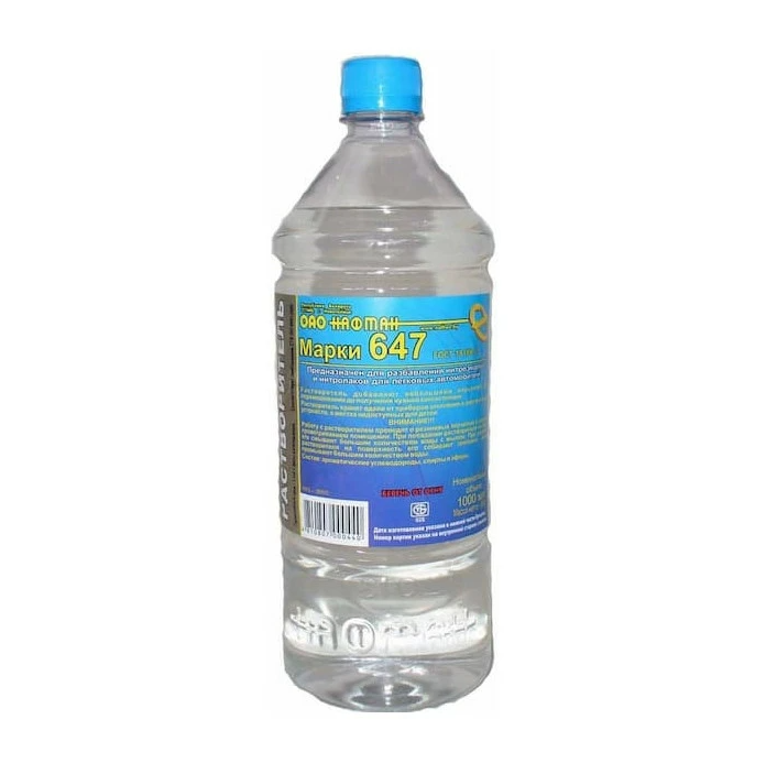 Растворитель 647 0,9л Нафтан