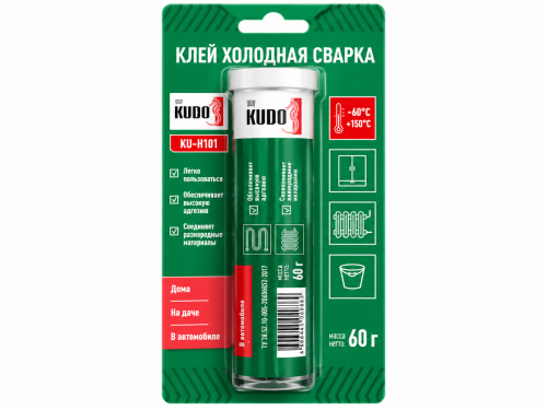 KUDO клей «Холодная сварка» универсальный KU-H101, 60 г