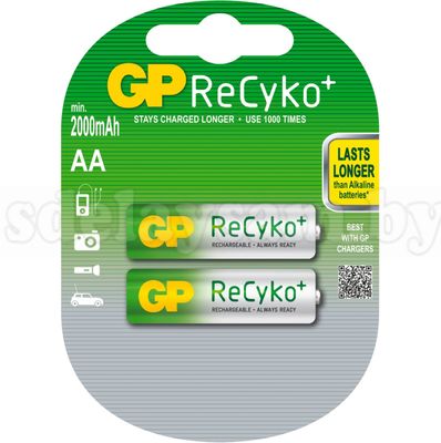 Аккумулятор GP ReCyko AA 2000mAh 2BP АА
