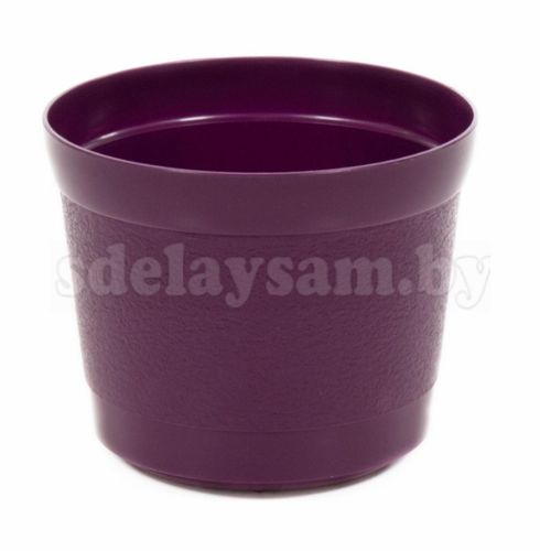 Горшок цветочный "Жасмин" h=91 мм - 0.6 л фиолетовый