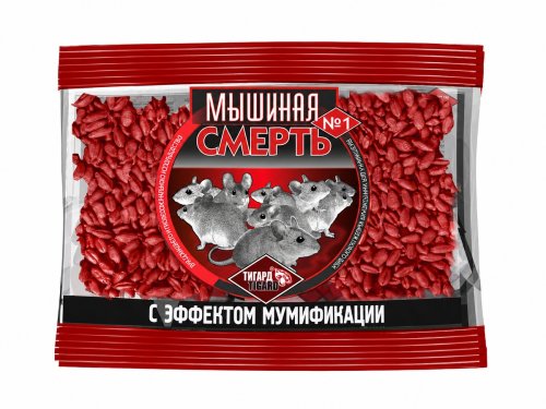 Зерновая приманка от грызунов «Тигард Мышиная смерть №1», 200 г