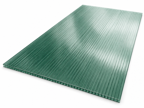 TitanPlast поликарбонат сотовый, 2000×1050×3,8 мм, зелёный