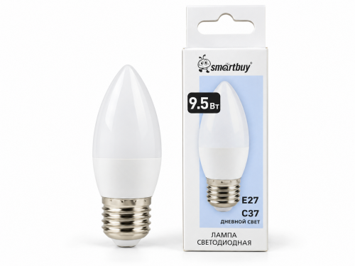 Smartbuy C37 светодиодная лампа 9,5 Вт, модель C37-9,5W/4