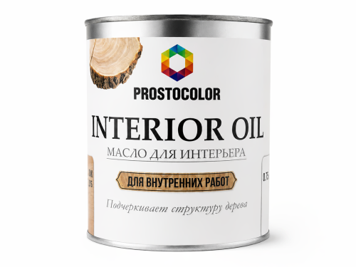 Масло для интерьера PROSTOCOLOR, дуб, 0,75 л, 101022