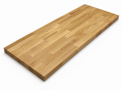 Мебельный щит из дуба 1800×300×40 мм, сорт 1/3, сращённый