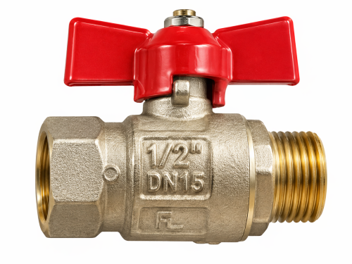 Кран шаровой ITAP IDEAL 093, 1/2", DN15, НР/ВР, бабочка