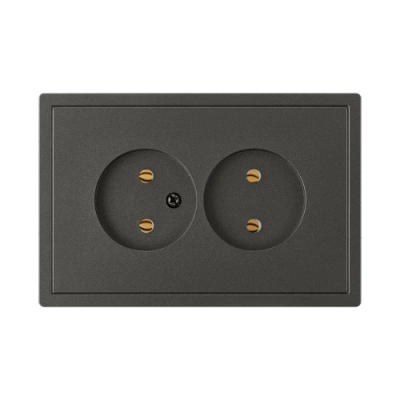 Розетка РС16-0641 мокко