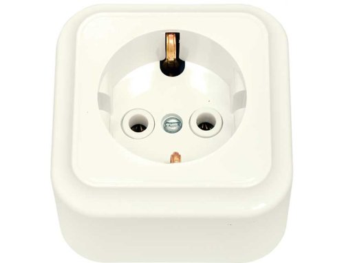 Розетка РА16-254 бежевый