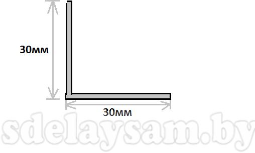 Угол 30*30мм 2,7м "Идеал" 293/Орех темный