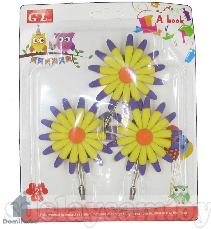 Набор крючков 3шт из пластмассы GL5116-1