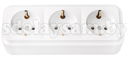 Розетка РА16-265 с заземляющим контактом