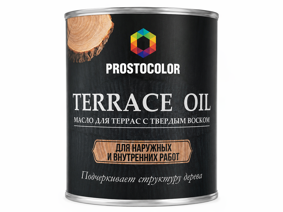 Масло для террас PROSTOCOLOR, графит, 0,75 л