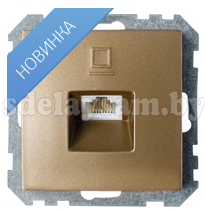 Розетка РК18-007 бронза компьютерная