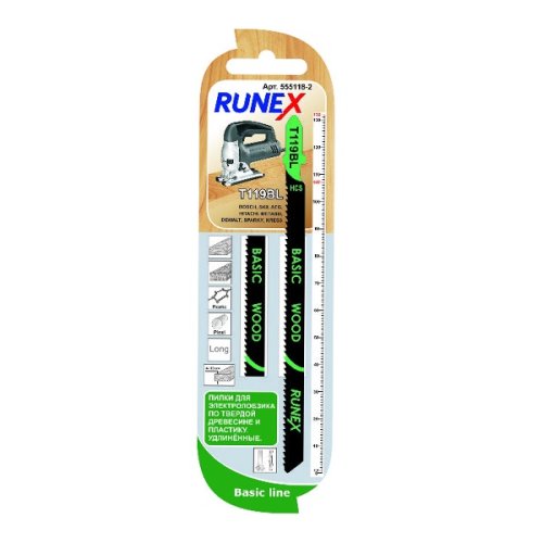 Пилки RUNEX T119BL 132×107 мм, 12 зубьев, 2 шт.