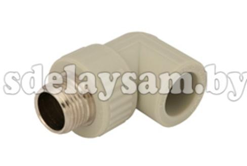 Колено комбинированное наружная резьба ПП 32-1