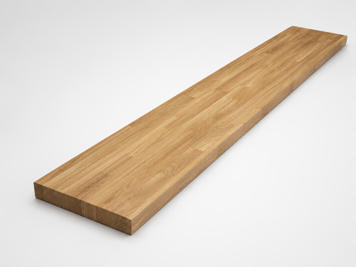 Мебельный щит из дуба 2200×300×40 мм, сорт 1/3, сращённый