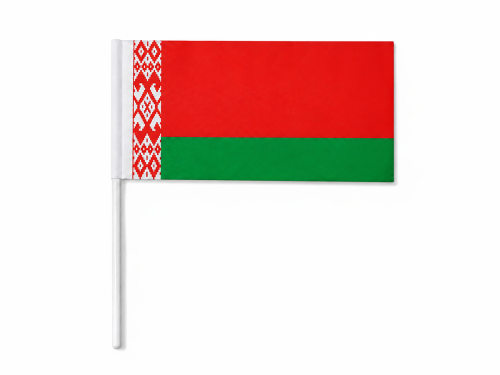 Флажок Республики Беларусь на трубочке, 10 × 20 см
