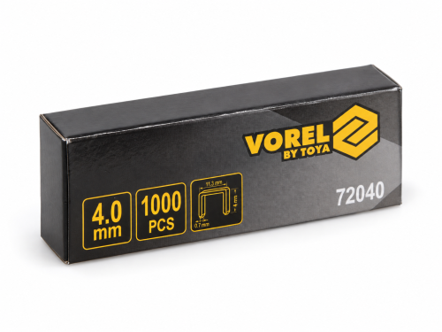 Скобы для степлера Vorel 72040, 4 мм, 1000 шт.
