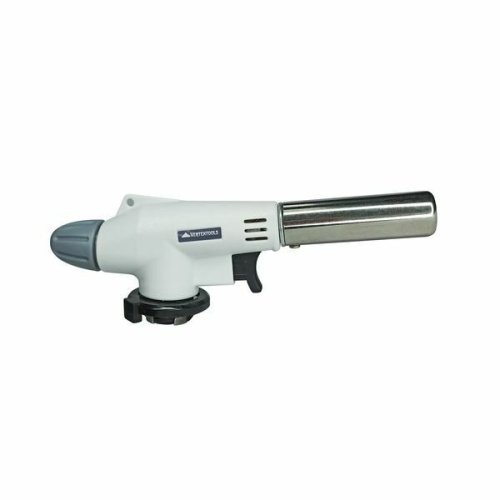 Горелка газовая VERTEXTOOLS Белая керамика 0836, с пьезоподжигом
