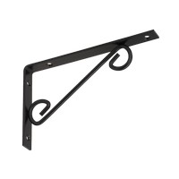 Кронштейн декоративный прямой DOMAX WOP 150 C 150x100 черный