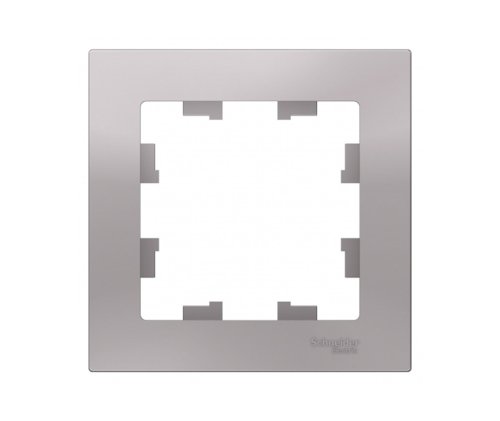 ATN000301 ATLASDESIGN 1-постовая РАМКА, АЛЮМИНИЙ