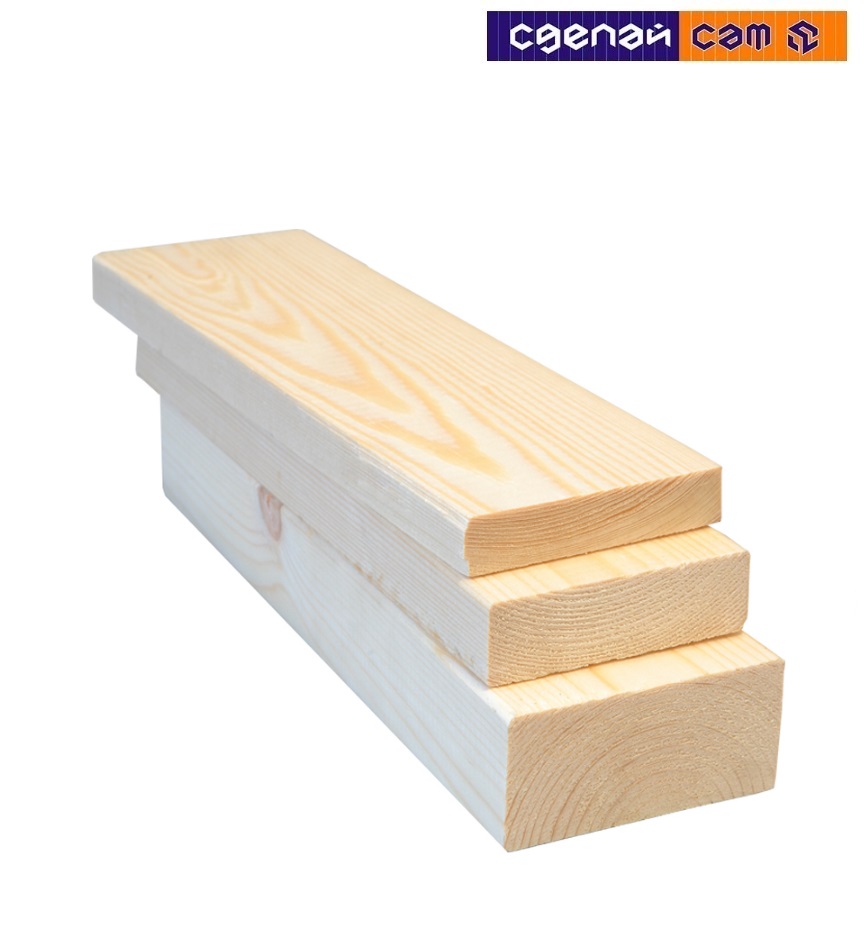 Доска обрезная строганная 145x45 (Цена за м.п.)
