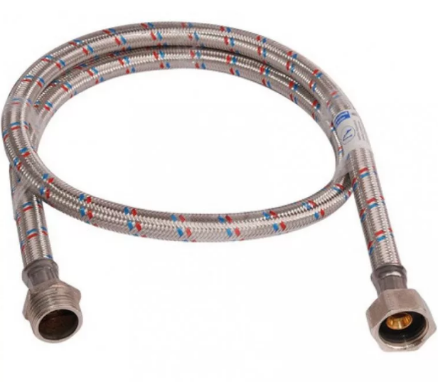 Шланг водопроводный гибкий ШВГ-Ш 1/2-0,8-Г1/2