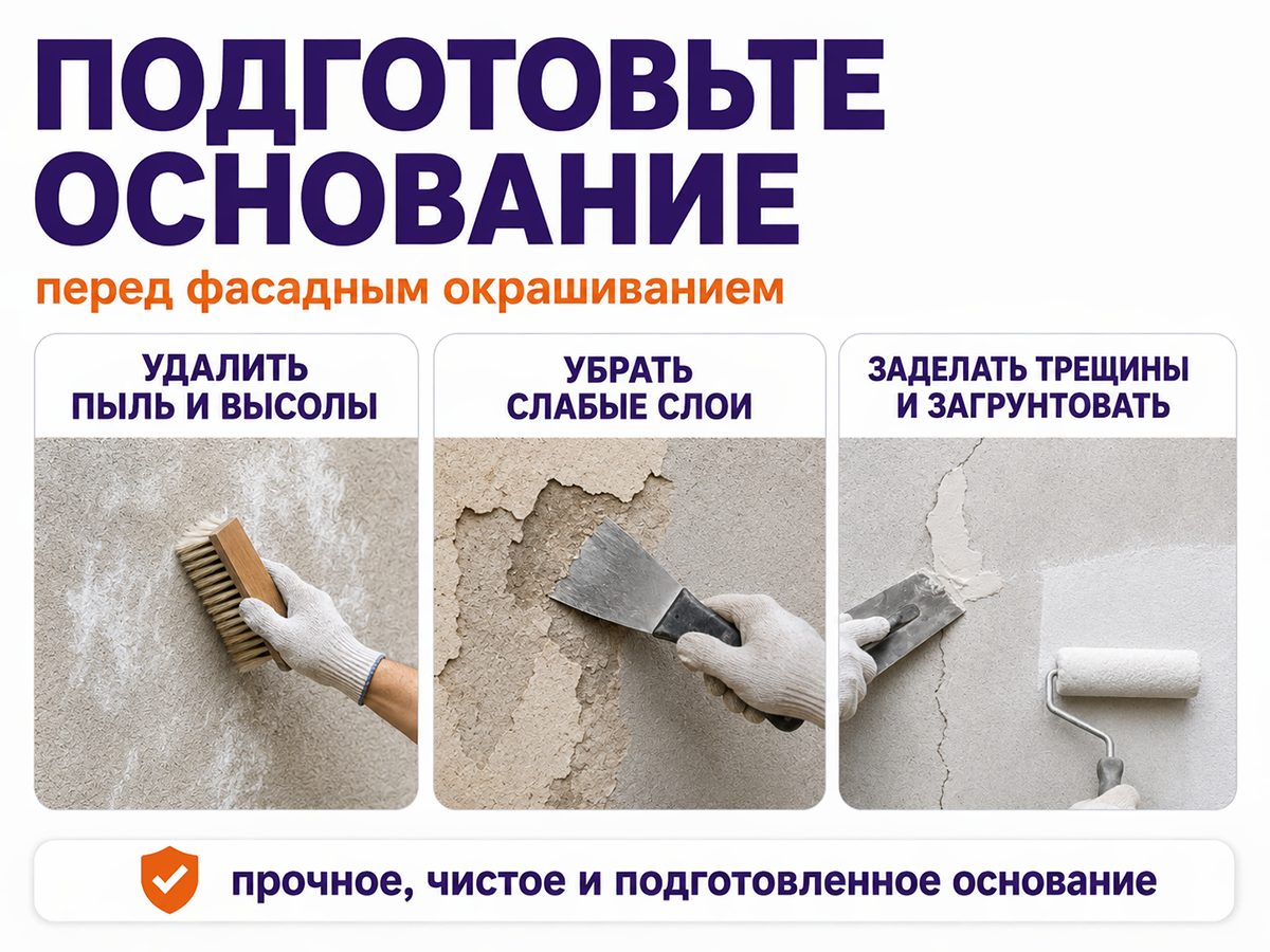 Краска фасадная FLAGMAN 32, белая матовая, 11 л (14 кг) фото 4