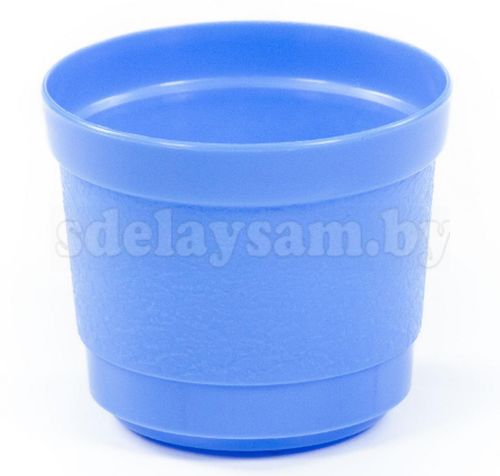 Горшок цветочный "Жасмин" h=142 мм - 2 л синий персидский