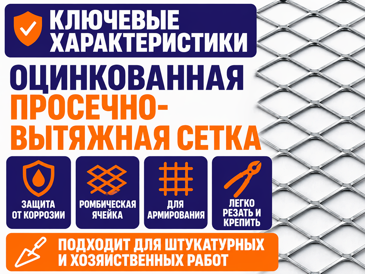 LIHTAR сетка LITAR просечно-вытяжная оцинкованная фото 2