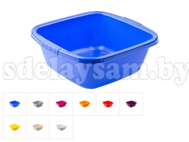 Таз квадратный 9 л, DRINA, арт.10163