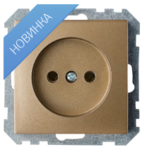 Розетка РС16-524 бронза