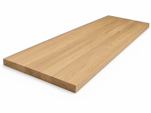 Мебельный щит из дуба 1500×600×20 мм, цельноламельный, сорт 1/2